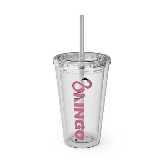 Sunsplash Tumbler with Straw, 16oz