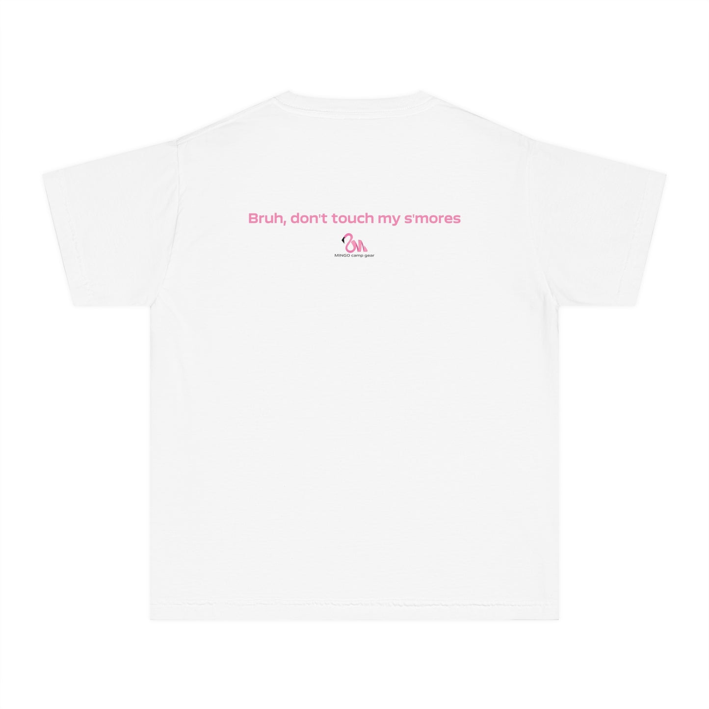 S'mores Youth Camp Tee, Fun Kid's Shirt, Summer Apparel, Quirky Youthwear, Perfect for Parties and Vacations